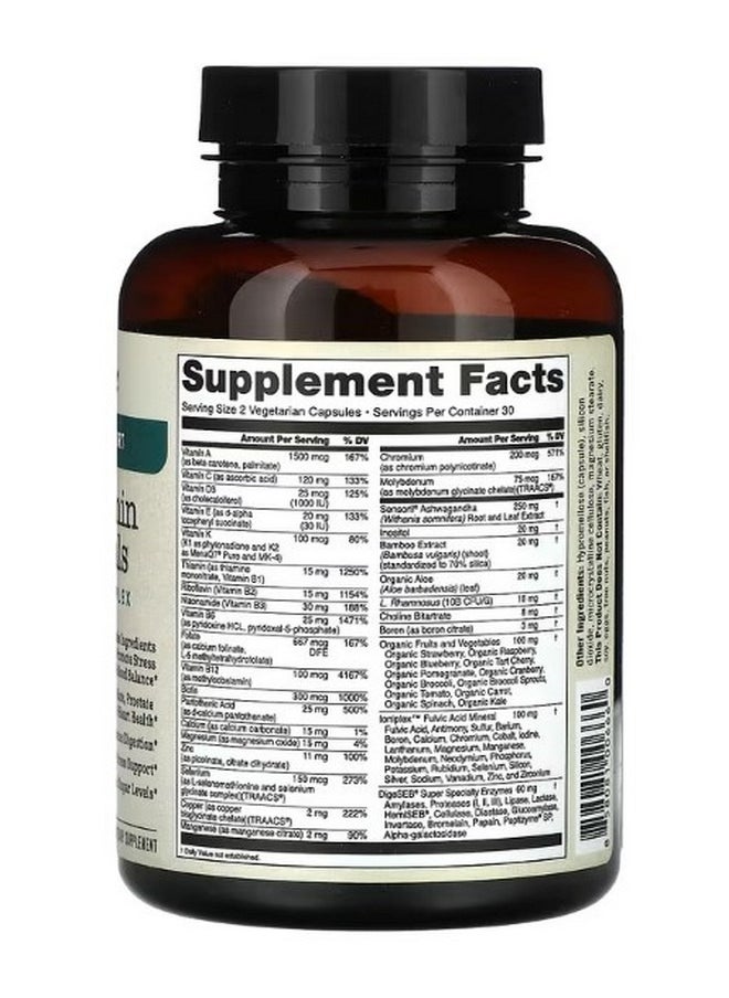 Men's Stress Support Multivitamin and Mineral 60 Vegetarian Capsules