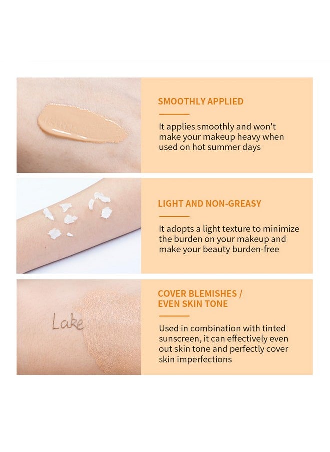 NICEFACE Tinted Sunscreen for Face with SPF 40 - UV Protection - Moisturizer & Lightweight Facial Sunscreen with Vitamin C and Vitamin E, for All Skin Type (40ml), Bronze