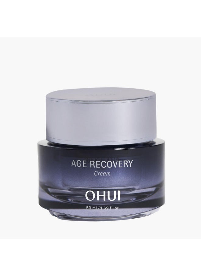 O HUI Age Recovery Cream | Korean Skin Care | Visibly improve the look of wrinkles, firmness and elasticity | Face Moisturizer | Korean Skin Care | Peptide, Glycerin, Shea Butter | Collagen Support