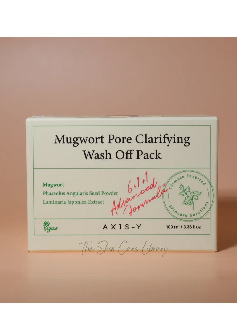 AXIS-Y Mugwort Pore Clarifying Wash Off pack 100ml