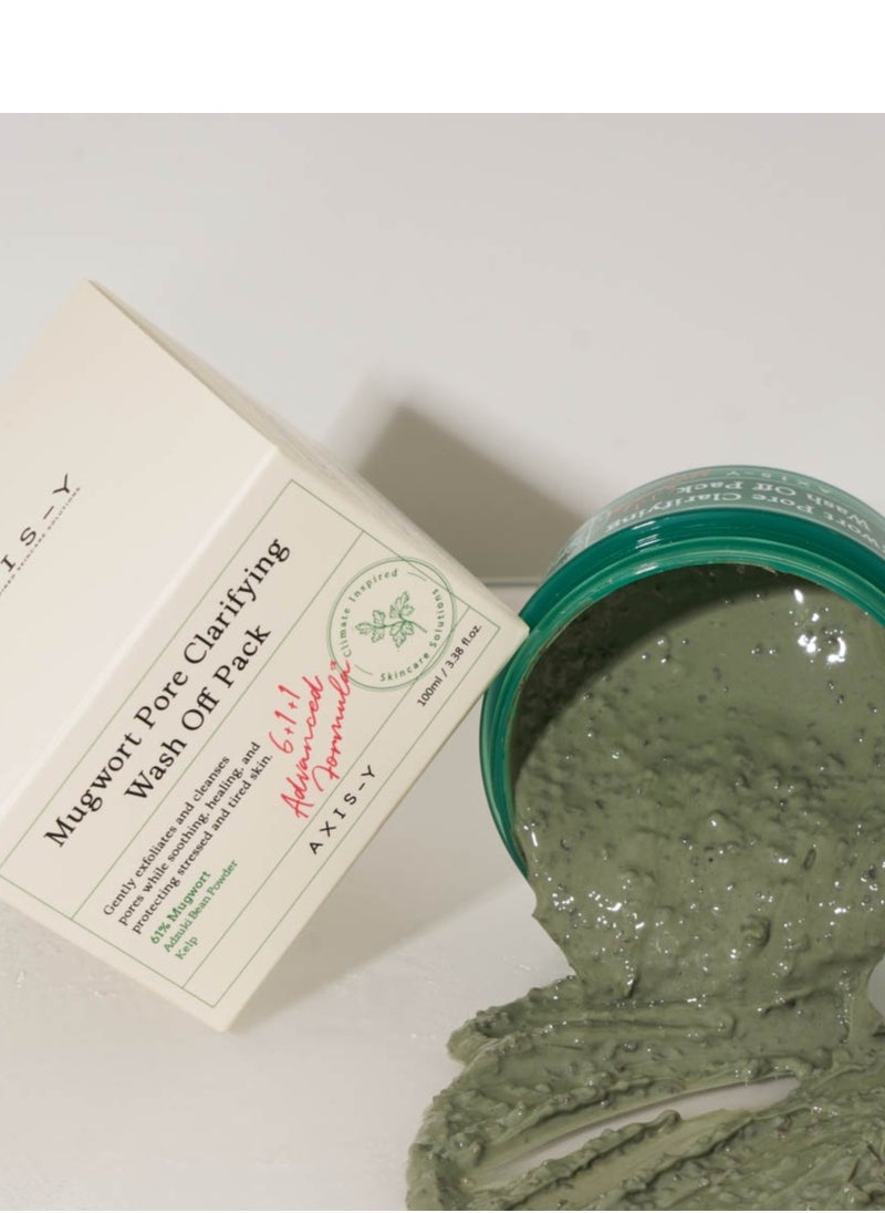 AXIS-Y Mugwort Pore Clarifying Wash Off pack 100ml