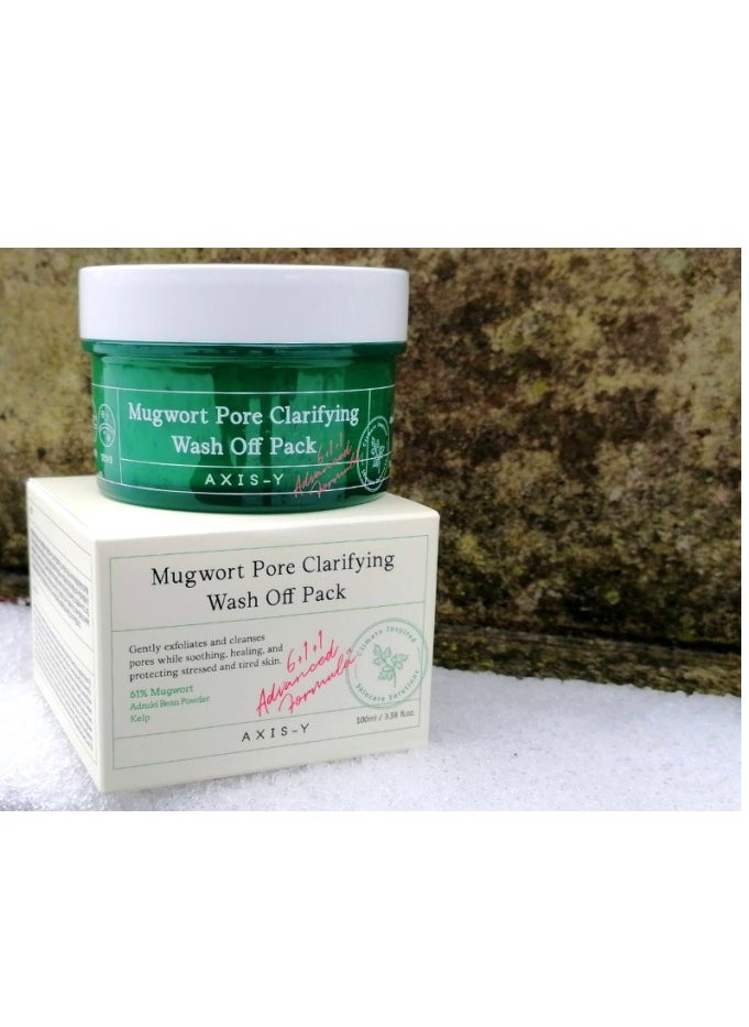 AXIS-Y Mugwort Pore Clarifying Wash Off pack 100ml