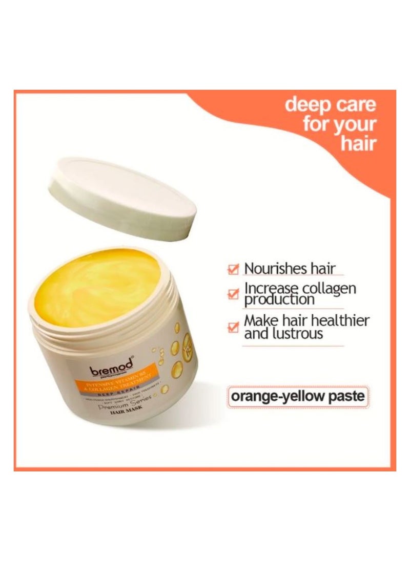 Intensive Vitamin B5 & Collagen Treatment Deep Repair Hair Mask 500ml