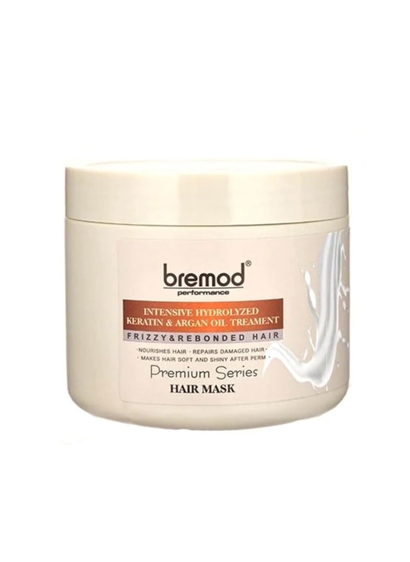 Intensive Hydrolyzed Keratin & Argan Oil Treatment Hair Mask 500ml