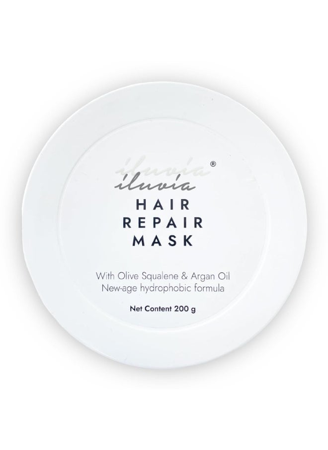 Hydrophobic Hair Repair Mask (Humidity-Resistant, Anti-Frizz Hair Mask, Restores The Hairs Moisture Balance, Repairs Dry, Brittle, Chemically Treated Hair, 200 Gram - Fresh