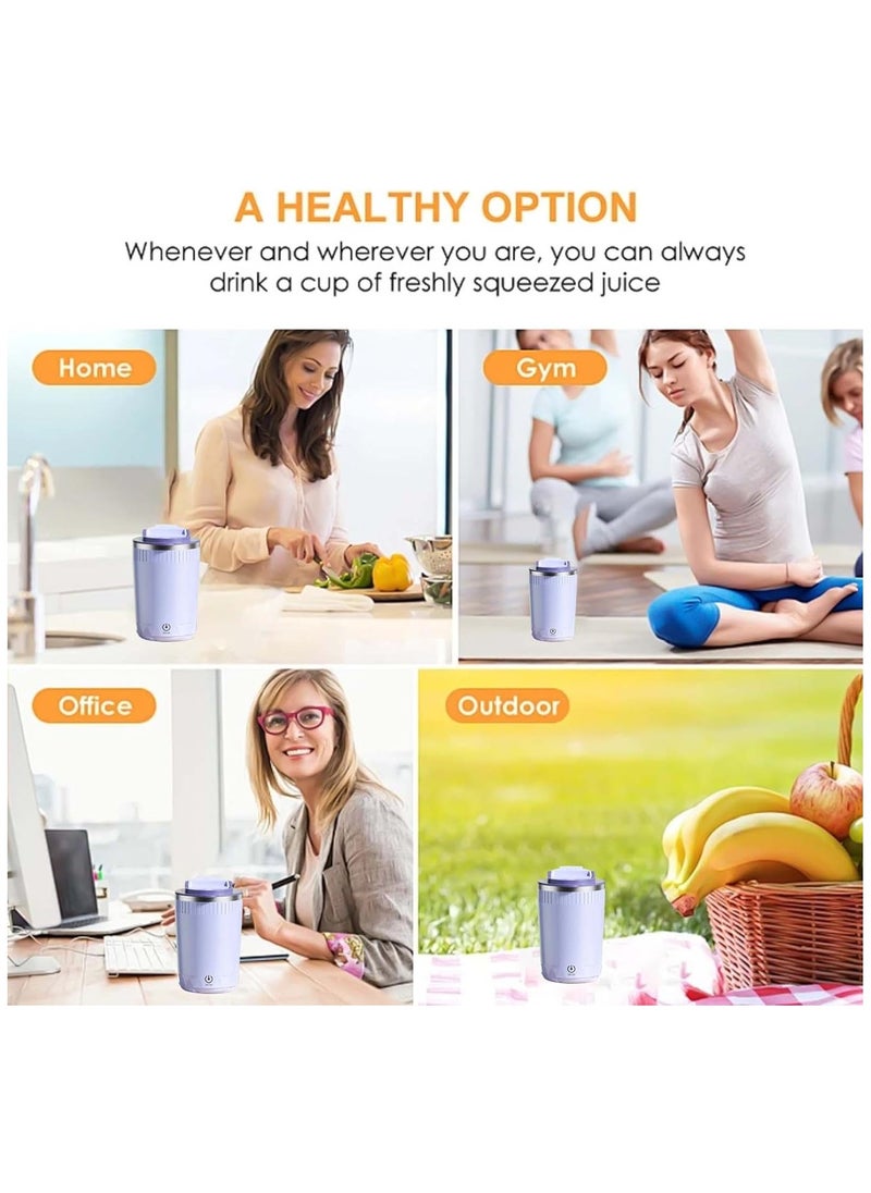 High Speed Stirring Cup, Electric Self Stirring Coffee Cup with Lid, Automatic Magnetic Stirring Mug, Small Mixing Cups, with Easy One-Buttom Design, Suitable for Home Outdoor, Stainless Steel