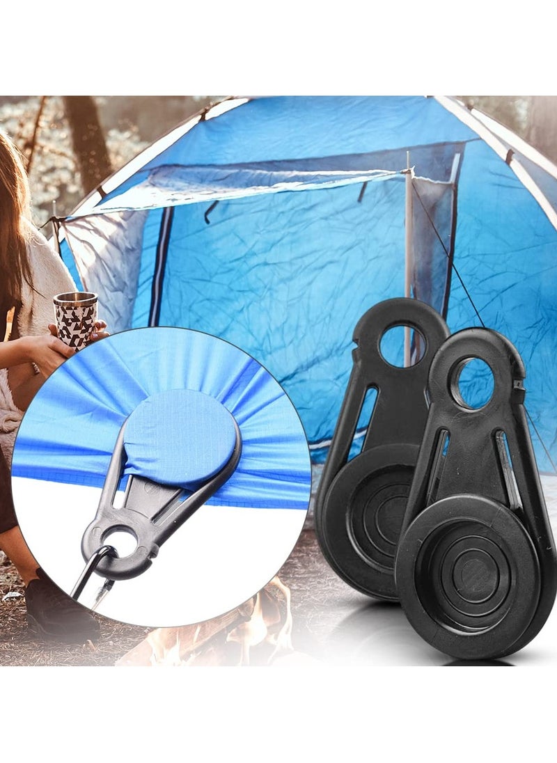 20 Pcs Shade Cloth Plastic Clips, Shade Cloth Fix Clamp Plastic Clamp For Fix Tarp Fence Sun Shade Net, Anti Bird Net Garden Net