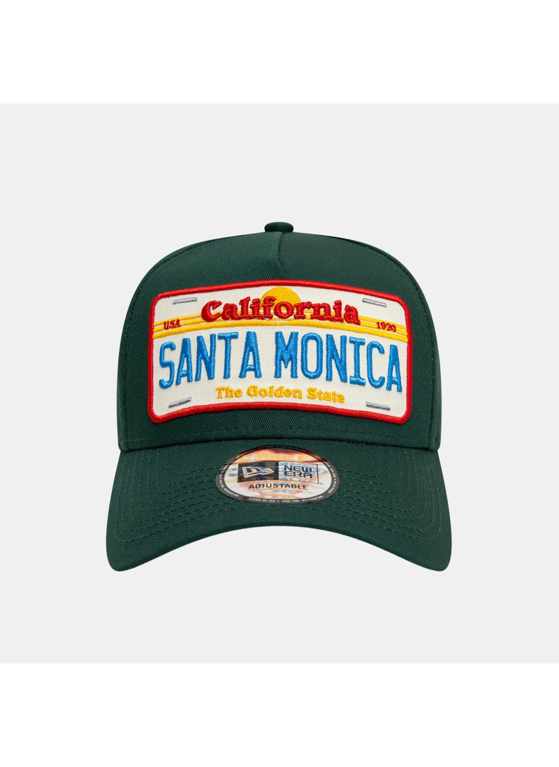 Men's Santa Monica License Plate Trucker Cap