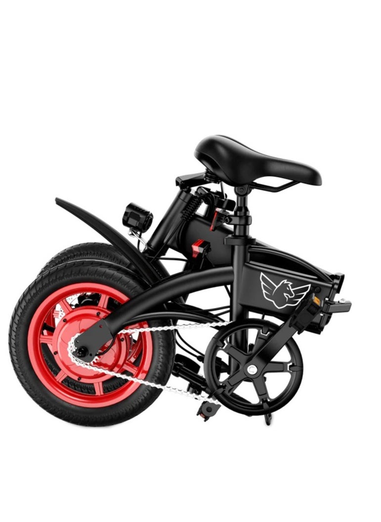 Premium Quality Adult Folding Electric Scooter with 350W Brushless Motor, 36V 8AH Battery, Carbon Alloy Frame, 14-Inch Tires, C19 Dual Disk Brake, Adjustable Seat Electric Scooter for Men and Women