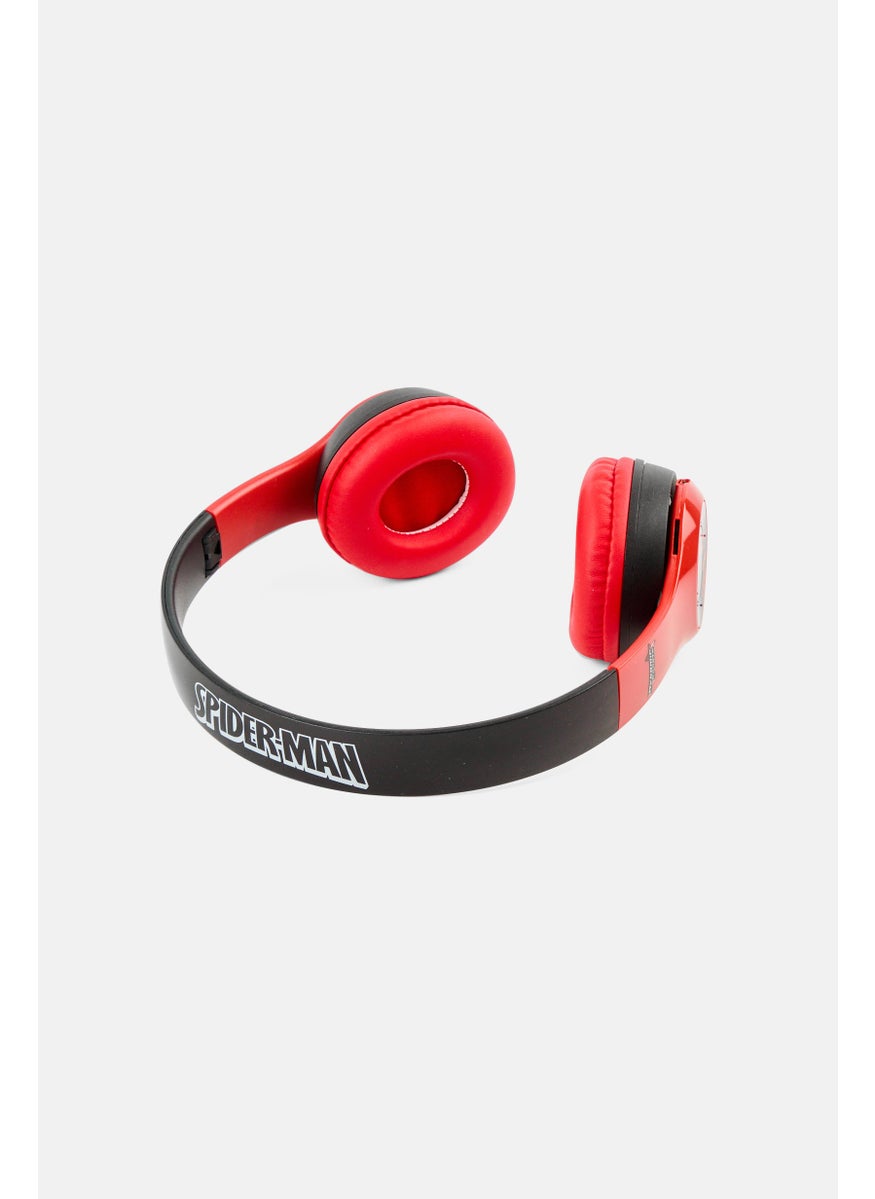 Spiderman Bluetooth Wireless Headphones, Red