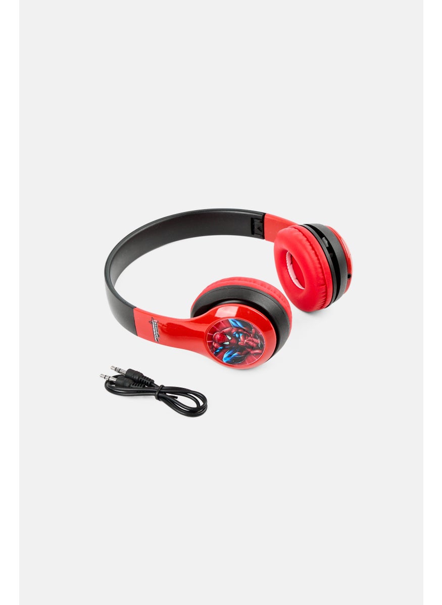Spiderman Bluetooth Wireless Headphones, Red