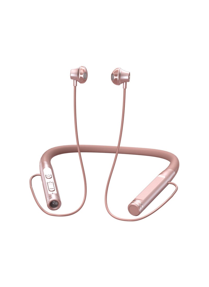 Neckband Bluetooth Headphones, Wireless Earbuds with Microphone Flashlight Around The Neck Waterproof Sport Headset Noise Cancelling Ear Buds 120H Playtime for Running Cycling