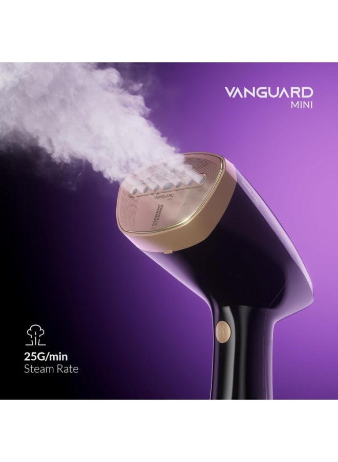 Handheld Garment and Travel Steamer, 2000W, Prime Gold Ceramic Sole Plate with Auto Shut Off, Anti Drip, 25G/min Steam Rate