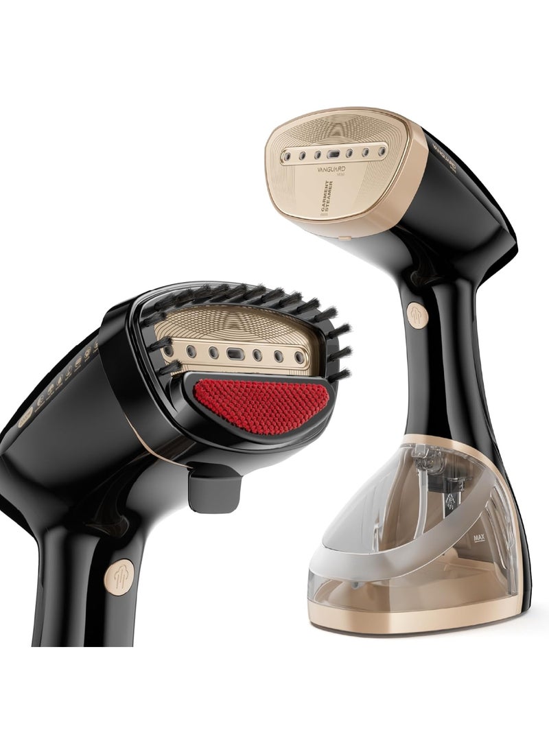 Handheld Garment and Travel Steamer, 2000W, Prime Gold Ceramic Sole Plate with Auto Shut Off, Anti Drip, 25G/min Steam Rate