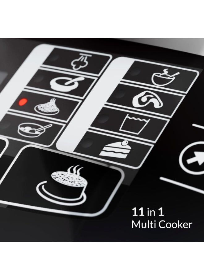 904W 11-in-1 Rice Cooker, Multi Cooker, 5L Dupont Non-Stick Detachable Pot, 5 Crispy Rice Presets+Fluffy Rice, LED Display, Steamer