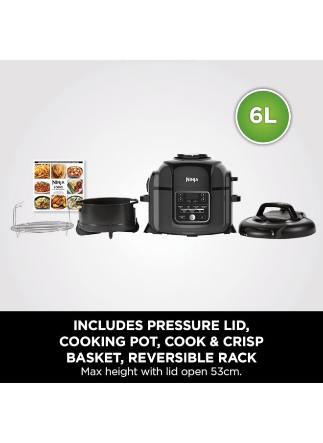 Ninja Op300 Foodi Ultimate 8 In 1 Pressure Cooker With Crisping, 1460 Watts, 6 Litre Capacity, Black
