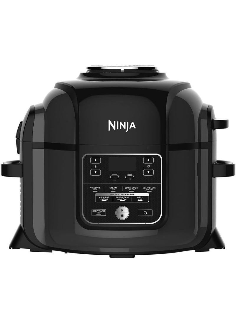 Ninja Op300 Foodi Ultimate 8 In 1 Pressure Cooker With Crisping, 1460 Watts, 6 Litre Capacity, Black