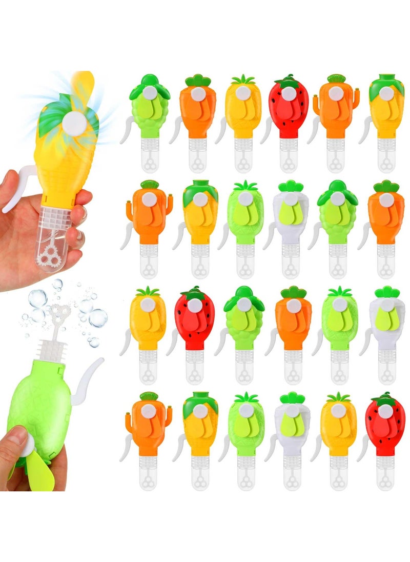 SYOSI 24 Pcs Mini Bubble Wands, Bulk Bubble Wands for Kids, Portable Mini Bubble Wands for Birthday, Wedding, Party, Carnival Prize Gifts