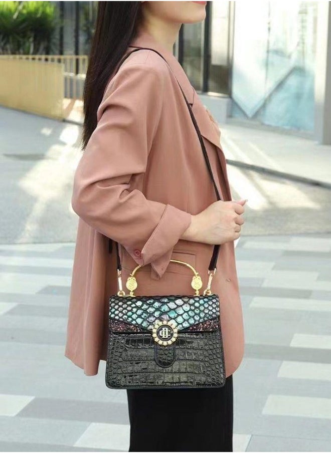 New Arrival Women's Luxury Handbags Elegant Snake Pattern Crossbody Bag For Ladies With Adjustable Strap,Stylish Shoulder Bags