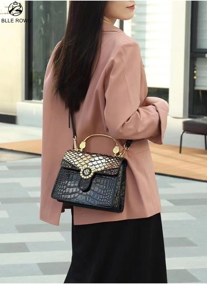 New Arrival Women's Luxury Handbags Elegant Snake Pattern Crossbody Bag For Ladies With Adjustable Strap,Stylish Shoulder Bags
