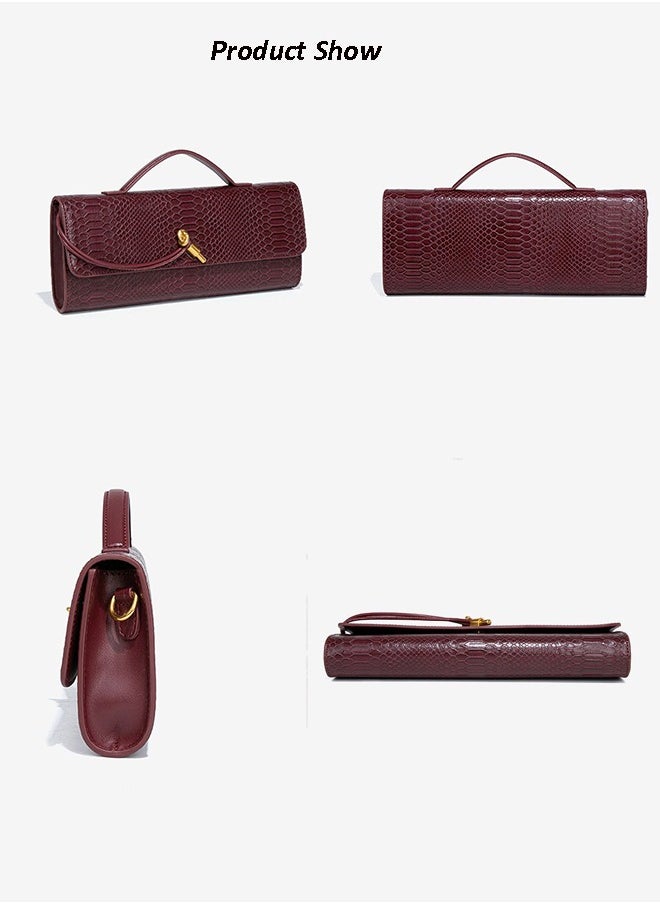 New Arrival Women's Luxury Handbags Elegant Red Color Crossbody Bag For Ladies With Adjustable Strap,Stylish Shoulder Bags