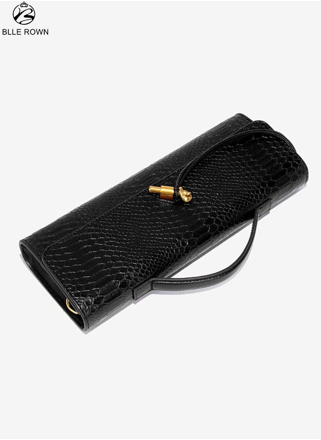 New Arrival Women's Luxury Handbags Elegant Black Color Crossbody Bag For Ladies With Adjustable Strap,Stylish Shoulder Bags