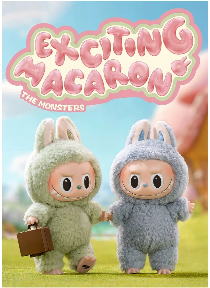 Labubu THE MONSTERS Exciting Macaron Series blind box Collectible Toy Art - WHOLE SET (6 PCS)