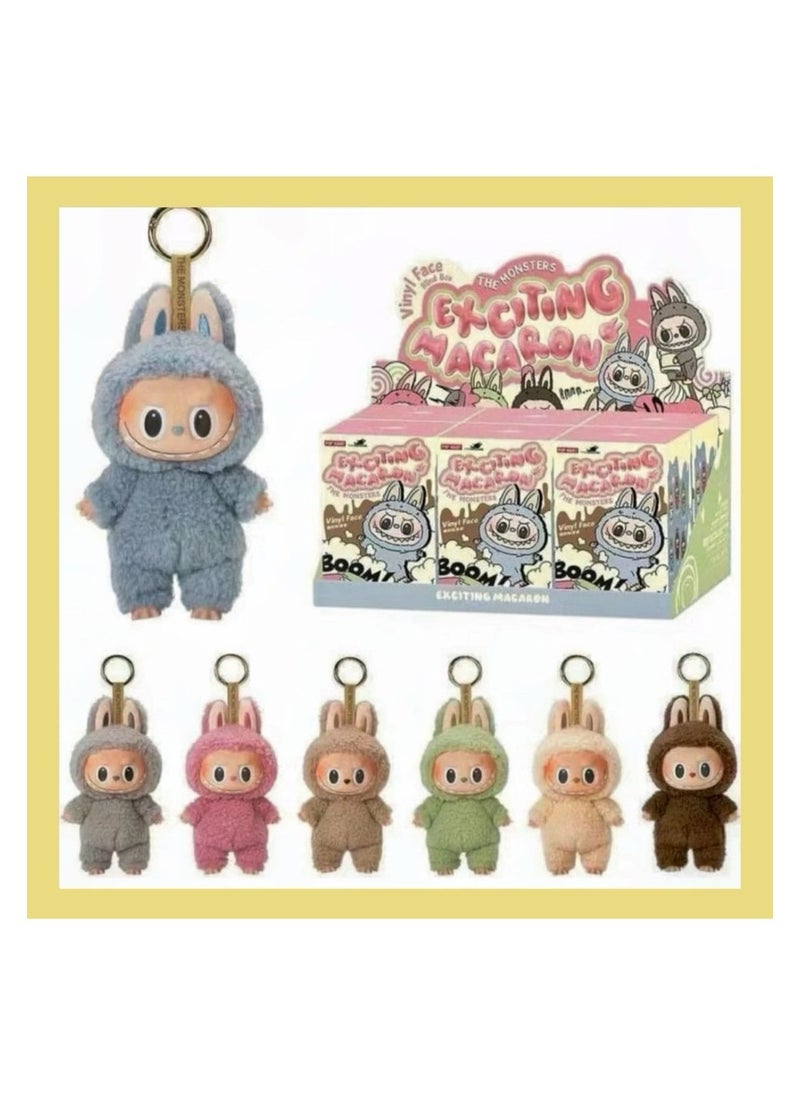 Labubu THE MONSTERS Exciting Macaron Series blind box Collectible Toy Art - WHOLE SET (6 PCS)