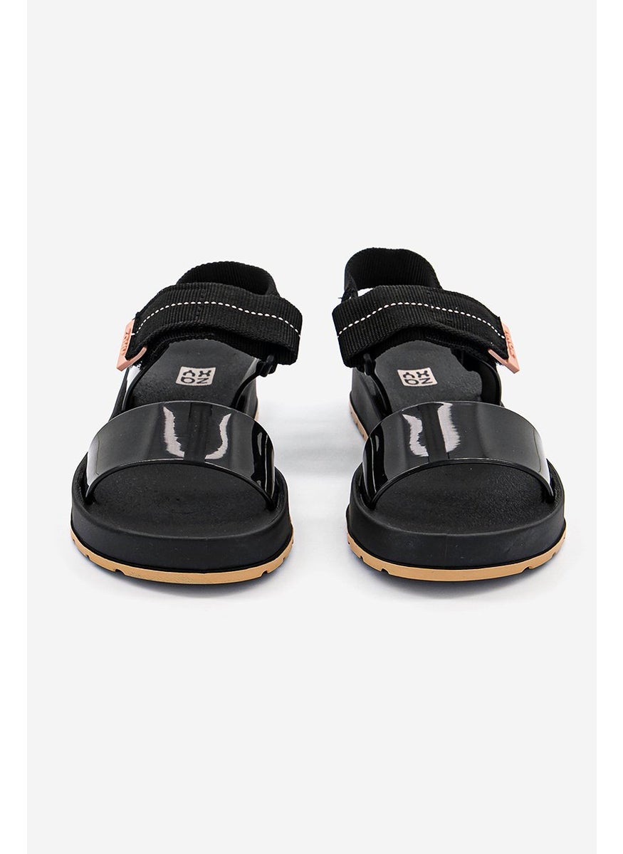 Women Zaxy Way Papete Sandals, Black and Brown