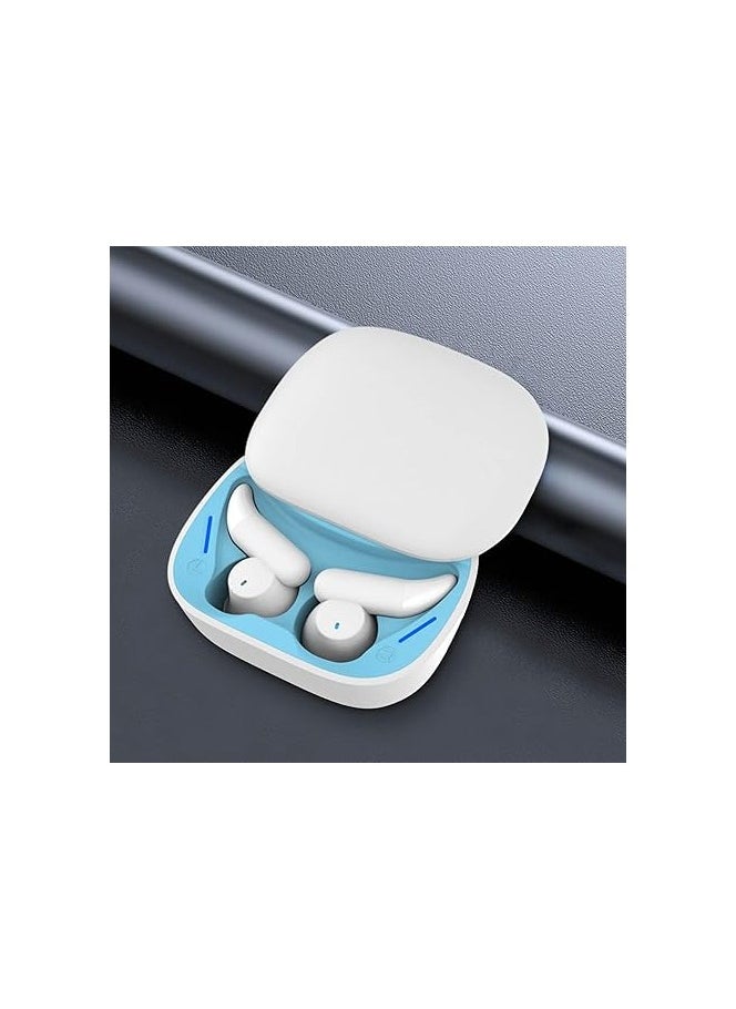 Wireless Bluetooth Small Sleeping Sleep Earbuds, for Side Sleepers Soft Enc Noise Cancelling Earbuds, Bluetooth Noise Canceling Ear Buds Sleeping Sleep Earphones Tiny Headphones(1 Pack)