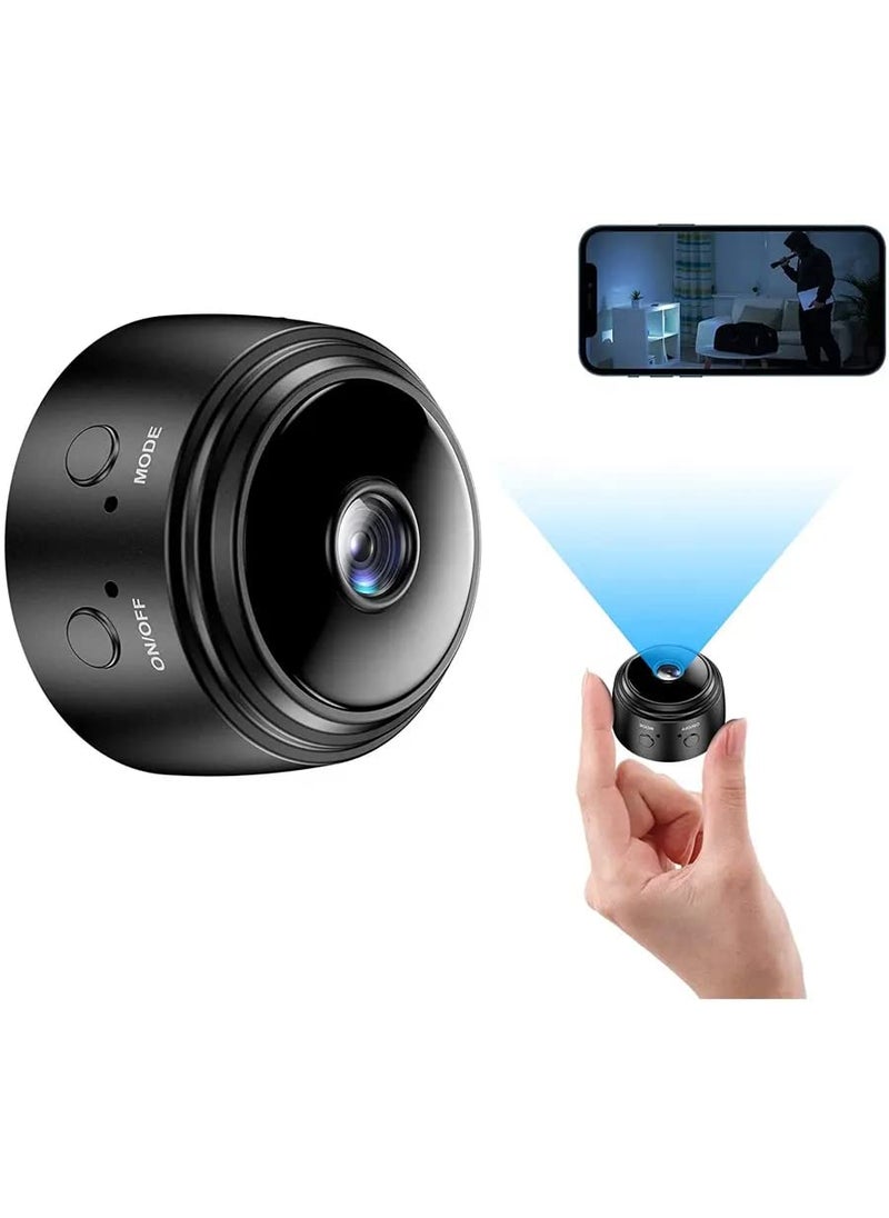 TECHNOVIEW WiFi FHD 2MP High Focus Spy Magnet Camera Mini Wireless Live View IP Audio Video Hidden Nanny Motion Camera for Home Offices Security Indoor Outdoor Magnet Camera