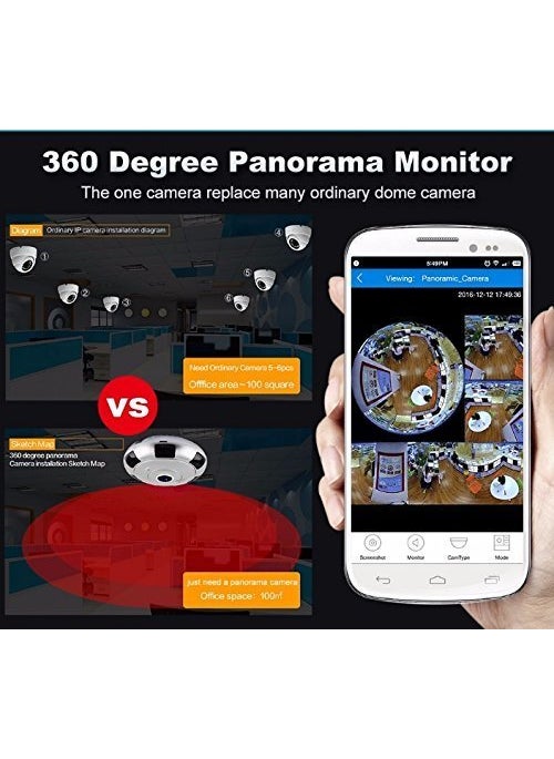 visionrabbit Home SecurityCar SecurityOffice SecurityBusiness Security KhuFiya Genuine WiFi IP 960p Bulb Camera for HomeOfficeShop Supports in iOS AndroidRemote Monitoring from Any Where