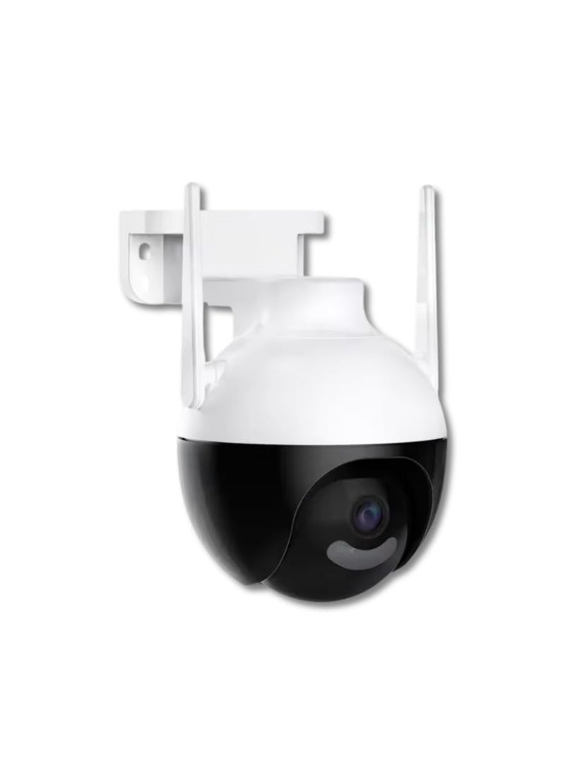 OneXsale Outdoor Dome PTZ Wireless WiFi IP CCTV Camera with Alarm Motion Alert Color Night Vision 360 Pan Tilt TwoWay Audio and SD Card Support