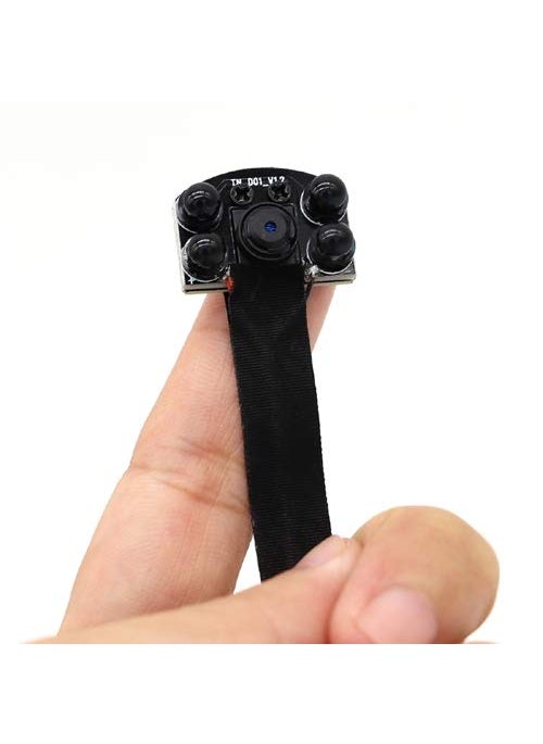 TECHNOVIEW Indoor Spy Button Camera NightVision 1080p Ultra HD Audio Video Recording Wireless Hidden 4K Spy WiFi Network Camera Wide Angle Surveillance P2P IP Cam for Home Black