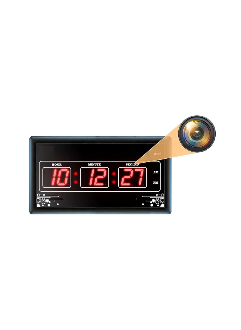 SKY HUB WiFi Hidden 1080P Wall Clock Camera Indoor Security Camera Support iOSAndroid with Audio Video Recording 24 Hours Live Streaming