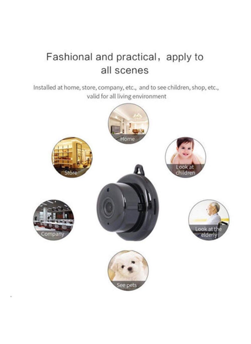 SNARIYOVSN V380 Security IP Dual Antenna WiFi Enabled Indoor Security Camera with Night Vision for Security Home Office 720P White