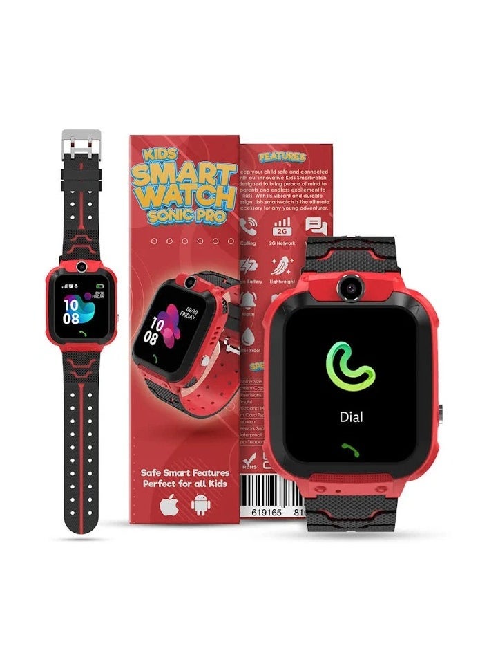 Kids Smart Watch Pro – GPS Tracker, Activity Monitor, Safe Zone Alerts, SOS Call Function, Educational Games, Waterproof Touchscreen Toy Watch for Kids – Storm Aqua | Best Gift for Boys & Girls