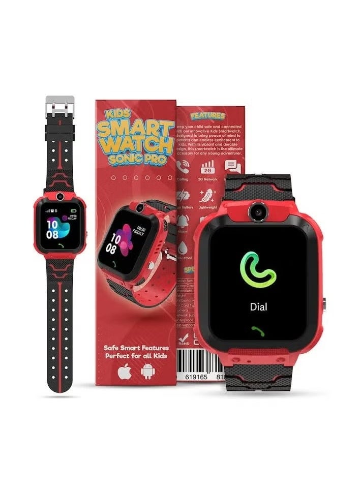 Kids Smart Watch Pro – GPS Tracker, Activity Monitor, Safe Zone Alerts, SOS Call Function, Educational Games, Waterproof Touchscreen Toy Watch for Kids – Storm Aqua | Best Gift for Boys & Girls