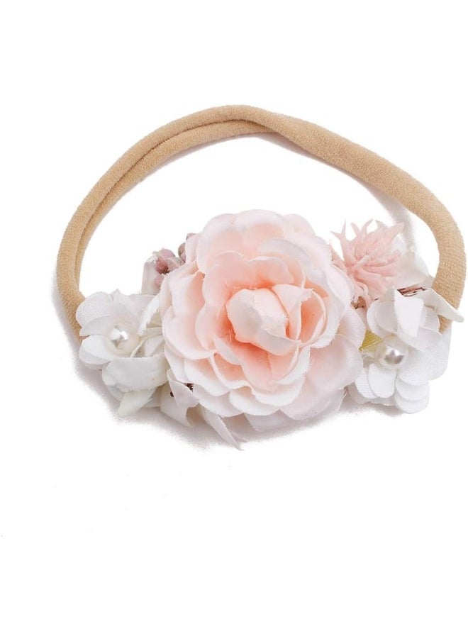 Baby Girl Floral Headbands Set - 3pcs Flower Crown Newborn Toddler Hair Accessories by mligril（1-6 years old）