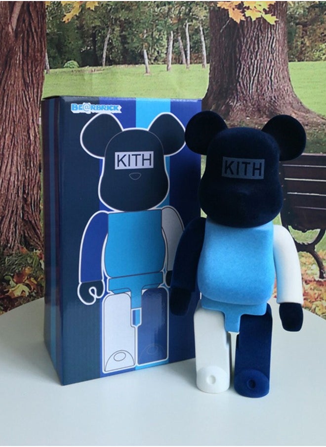 BearBrick （KITH）Decorative Animal Resin Sculpture Home Decor Monument, Art Monument Home Decor Office, Living Room, Bedroom, Bookshelf, TV Cabinet, Desktop