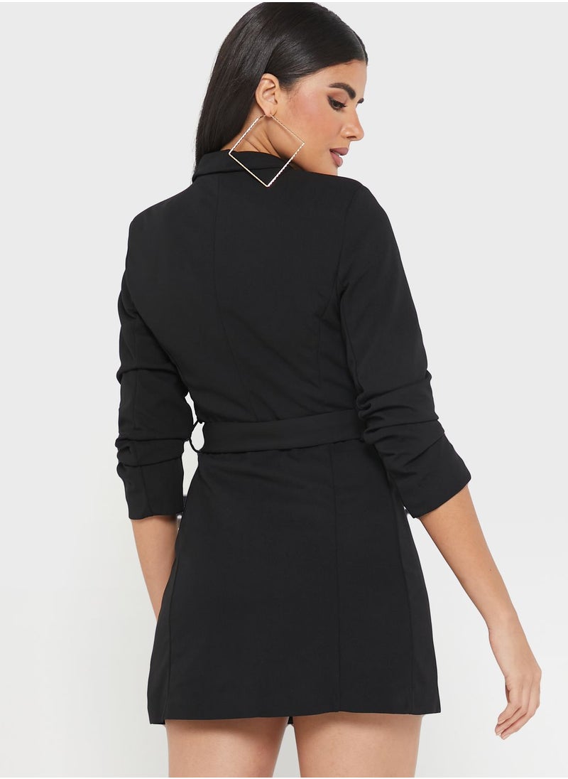 Button Detail Dress
