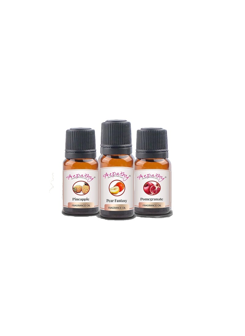 Aepathy Fragrance Oils Pineapple Pear Fantasy Pomegranate Premium Aromatic Scents LongLasting Perfume Oils