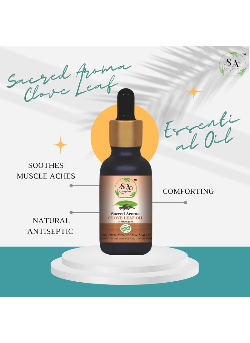 Sacred Aroma Clove Leaf Essential Oil Size10ML