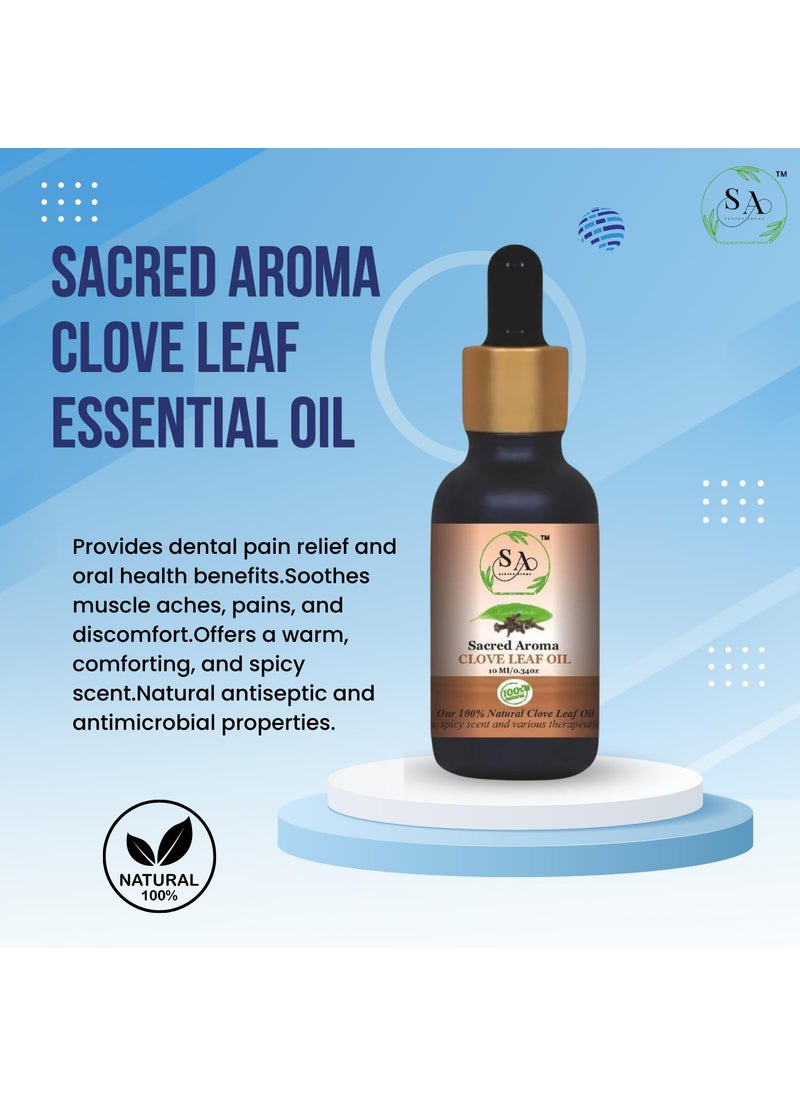 Sacred Aroma Clove Leaf Essential Oil Size10ML