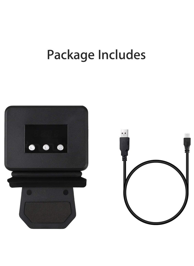 Switch Cooling Fan, Fan for Nintendo Switch, Dock Set Temperature Display Cooler NS Original Docking Station, Adjustable Speed, USB Powered, Integrated Cable