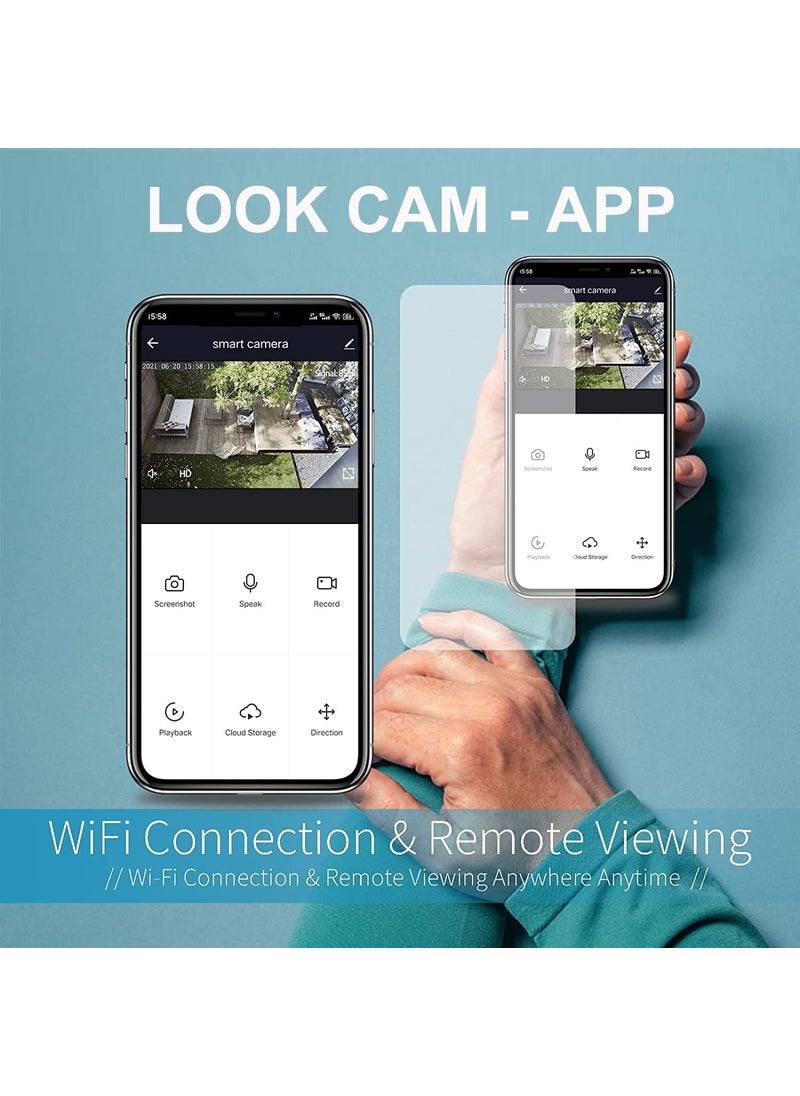 AZYLYN New Bulb Holder Camera WiFi Wireless Mini Security Camera Audio Video Recording
