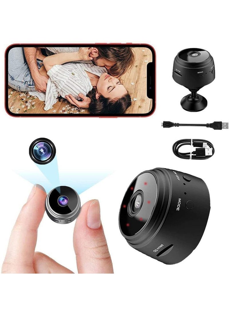 Lumevo Mini WiFi Full HD 720P1080P Wireless Magnet Camera Motion Camera Audio and Video Live with Wireless Recorded Magnet Cam with Light Vision and Motion Detection