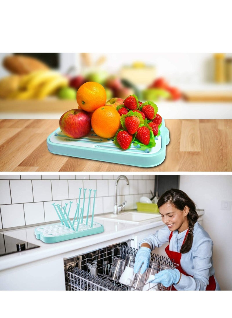 Baby Bottle Drying Rack for Kitchen Countertop Baby Bottle Drying Rack with Removable Water Tray Countertop Drying Rack Stylish Nursery Product