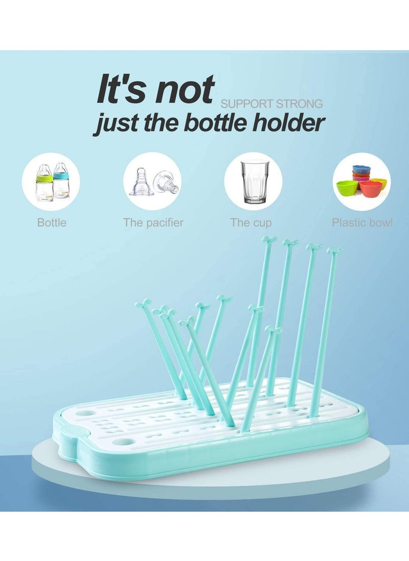 Baby Bottle Drying Rack for Kitchen Countertop Baby Bottle Drying Rack with Removable Water Tray Countertop Drying Rack Stylish Nursery Product