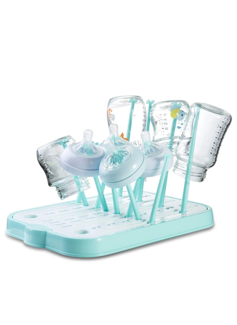 Baby Bottle Drying Rack for Kitchen Countertop Baby Bottle Drying Rack with Removable Water Tray Countertop Drying Rack Stylish Nursery Product